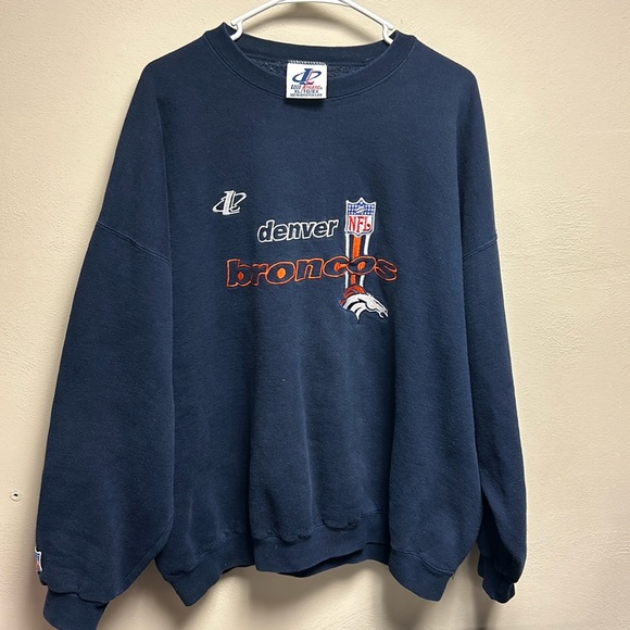 Vintage 90s Unisex Denver Broncos Crewneck - Picture 1 of 4